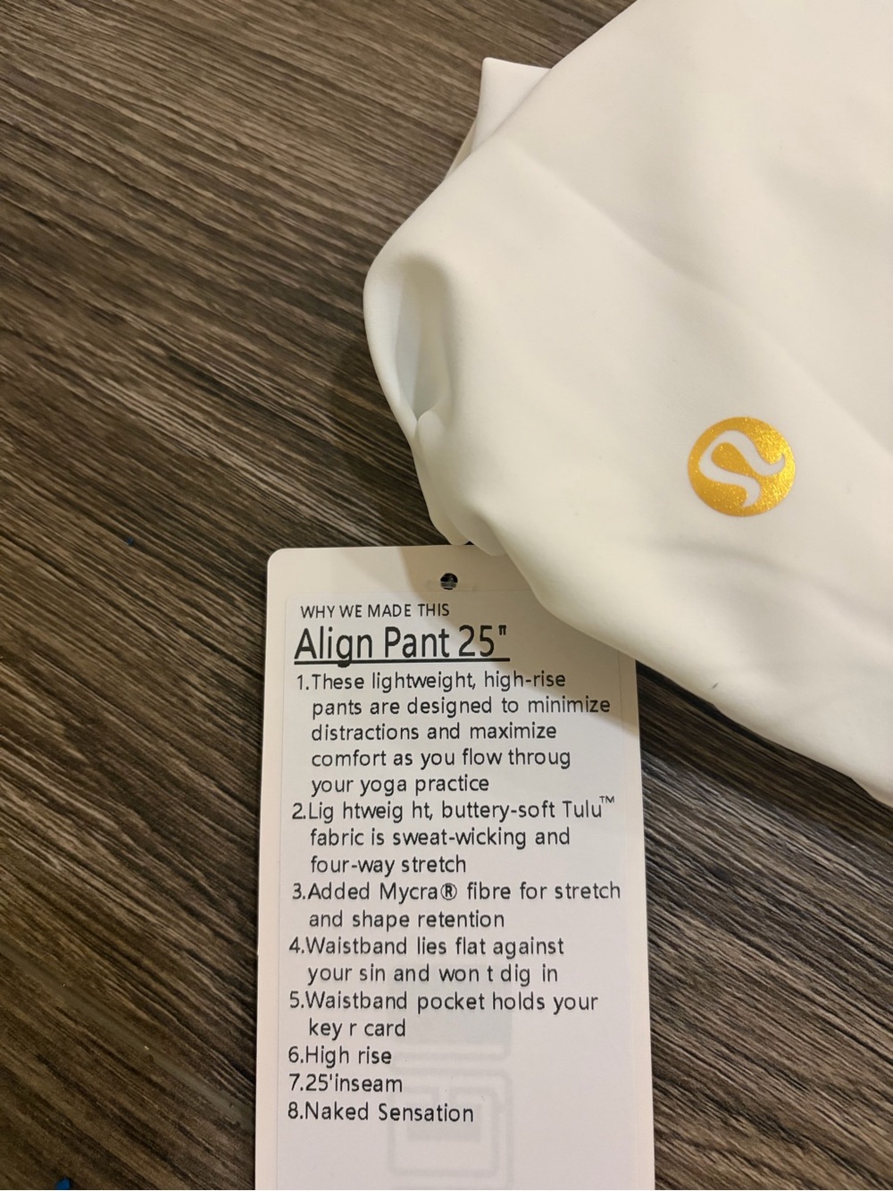 lululemon athletica Women's White Zip-Up Define Jacket & Pants Set Gold Nulu - Picture 8 of 10